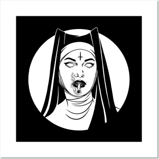 Satanic Nun. Bad Nun Posters and Art